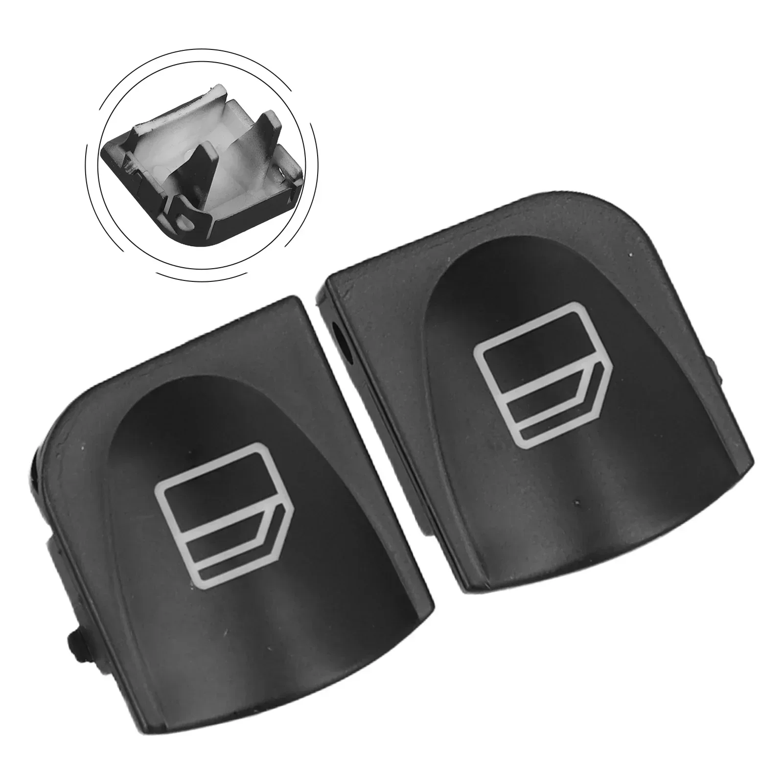 2pcs Ensure Proper Fit and Function with Window Regulator Switch Cover Cap Button for Mercedes C Class W203 For W209 for Benz C3