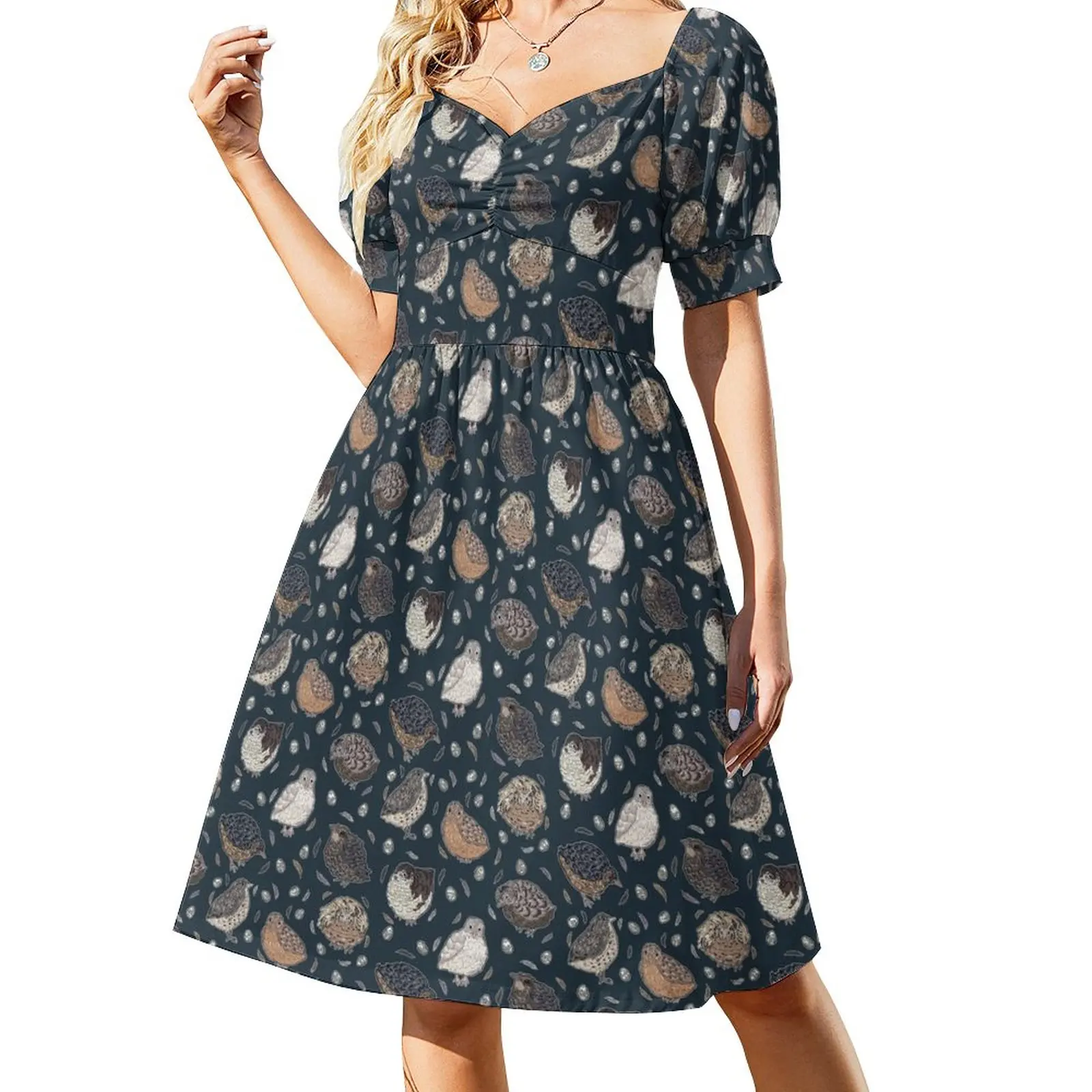 

Coturnix Quail Sleeveless Dress elegant women's sets Womens dresses Women's dresses