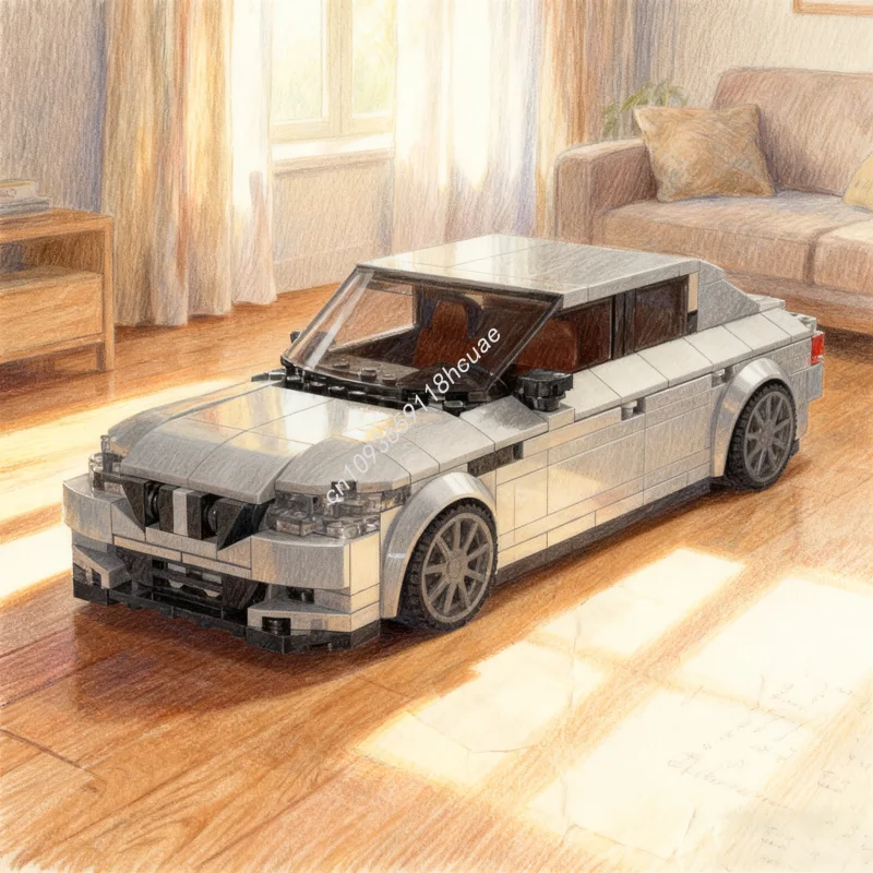 

382pcs MOC BMWedd City Champions Super Car Model Building Blocks Christmas Gifts Construction Idea Creative Toy Education Brick