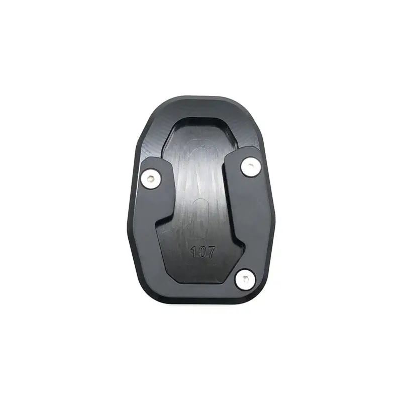 

Practical Motorcycle Side Stand Enlarger Kickstand CNC Aluminum Accessories For DUCATI DESERT X 2022 2023 Black