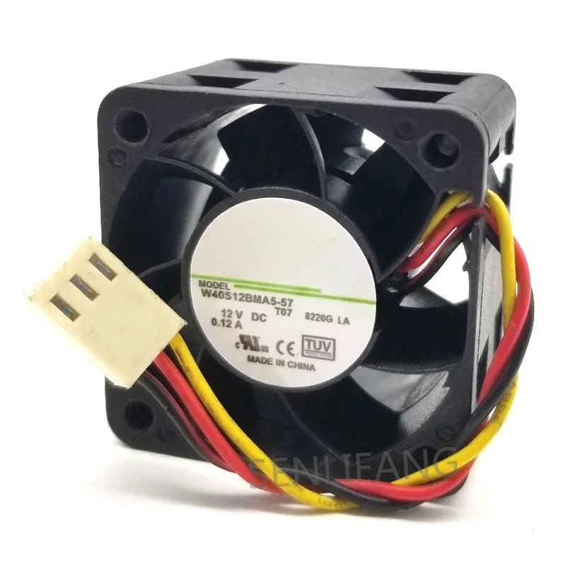 

3pcs New Cooler For Nidec W40S12BMA5-57 T07 DC12V 0.12A 4028 4CM 40MM 40x40x28MM 3Pin Cooling Fan