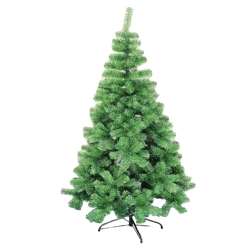 Arbol de pino de Navidad Artificial con puntas rama soporte metal PVC 60-240 cm