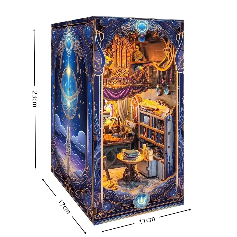 رف كتب OUZEY Galaxy Navigator، مجموعة أدوات كونية خشبية ثلاثية الأبعاد، هدية مستكشف الغامض للمراهقين #6