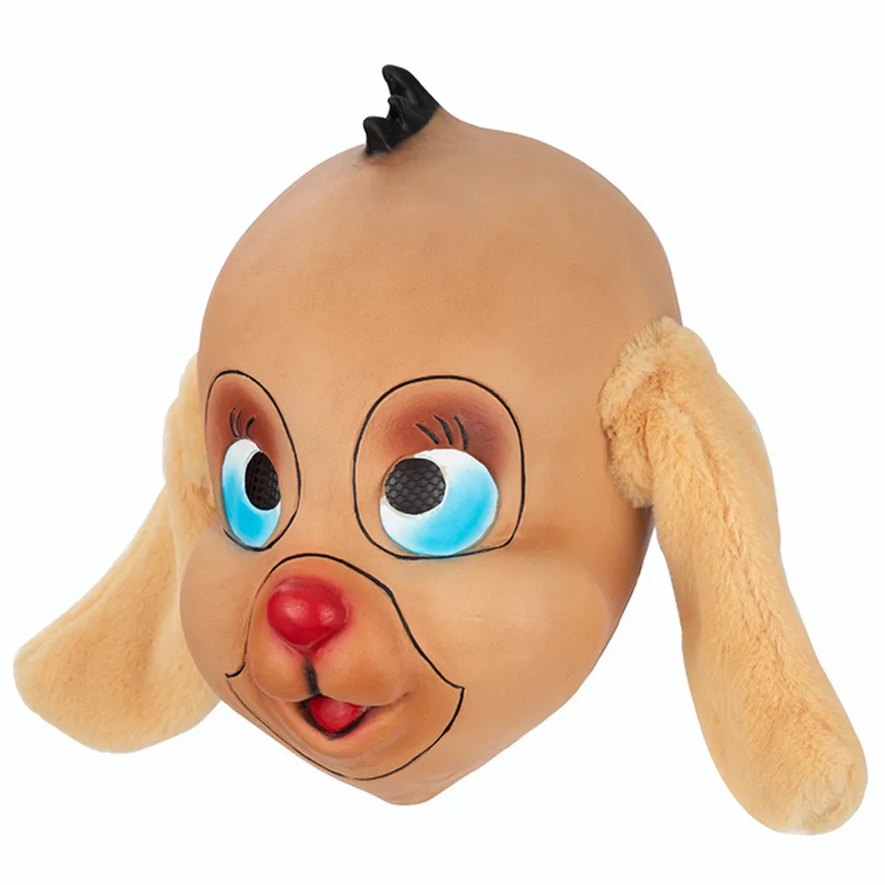 Niedliche Hundekopfmaske Lustige Halloween-Tierthema-Party Karneval Cosplay-Maske – Detail 3