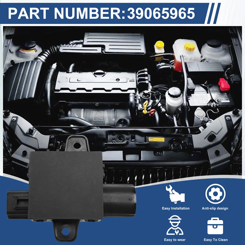 39065965   Nuovo modulo di controllo della ventola per Buick Excelle 2018-2020 Modulo di controllo della ventola di raffreddamento del radiatore
