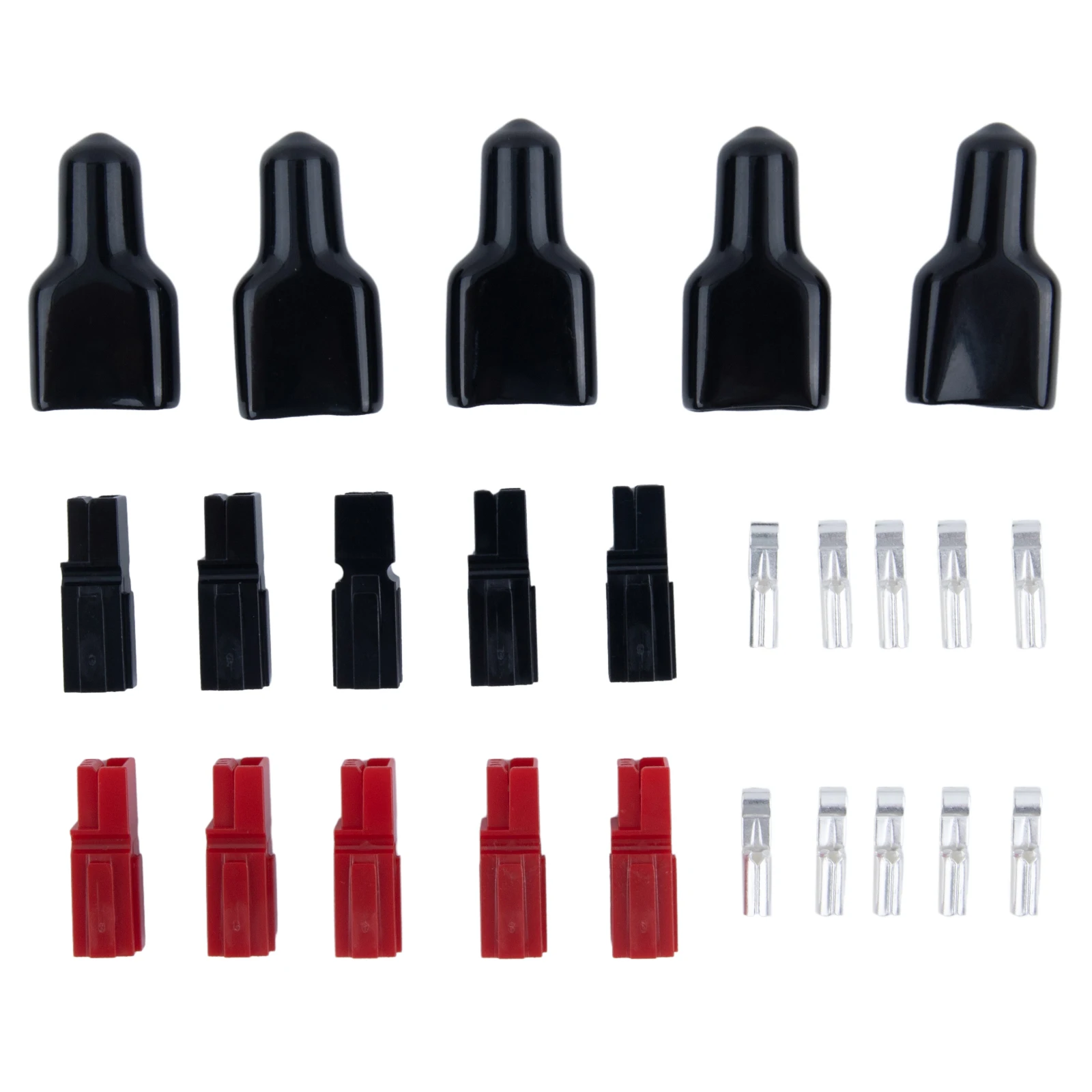 30A 600V Battery Connector 5 Pairs Plugs For Anderson Coaxial RF Connector Replacement Accessory