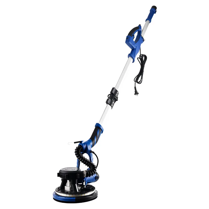 Folding double air duct self-vacuuming double light strip wall putty wall grinder