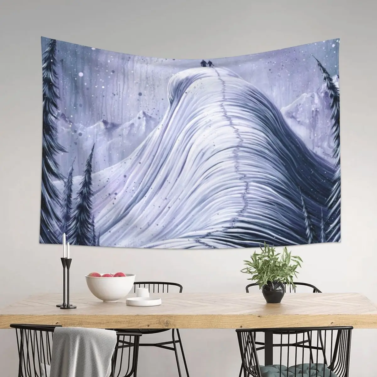 

Mountain Moments' - Snowboarding Tapestry Decoration Home Decoration For Bedroom For Bedroom Outdoor Decor Tapestry