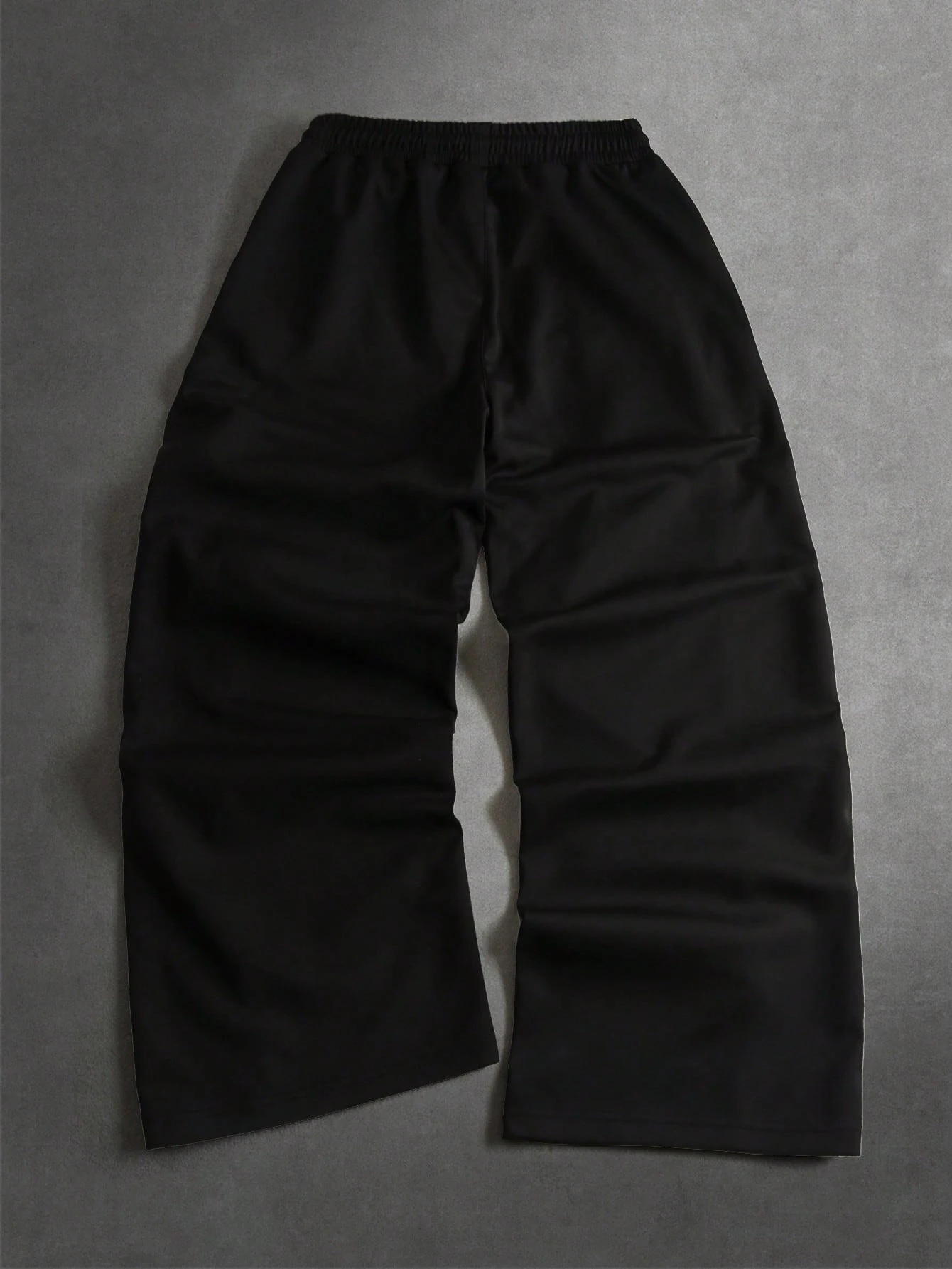 Y2K Vintage Track Straight Sports Pants, Quick Dry Grey Stripe Small Emblem Graphic Print Breathable Daily Jogging Trousers Kids