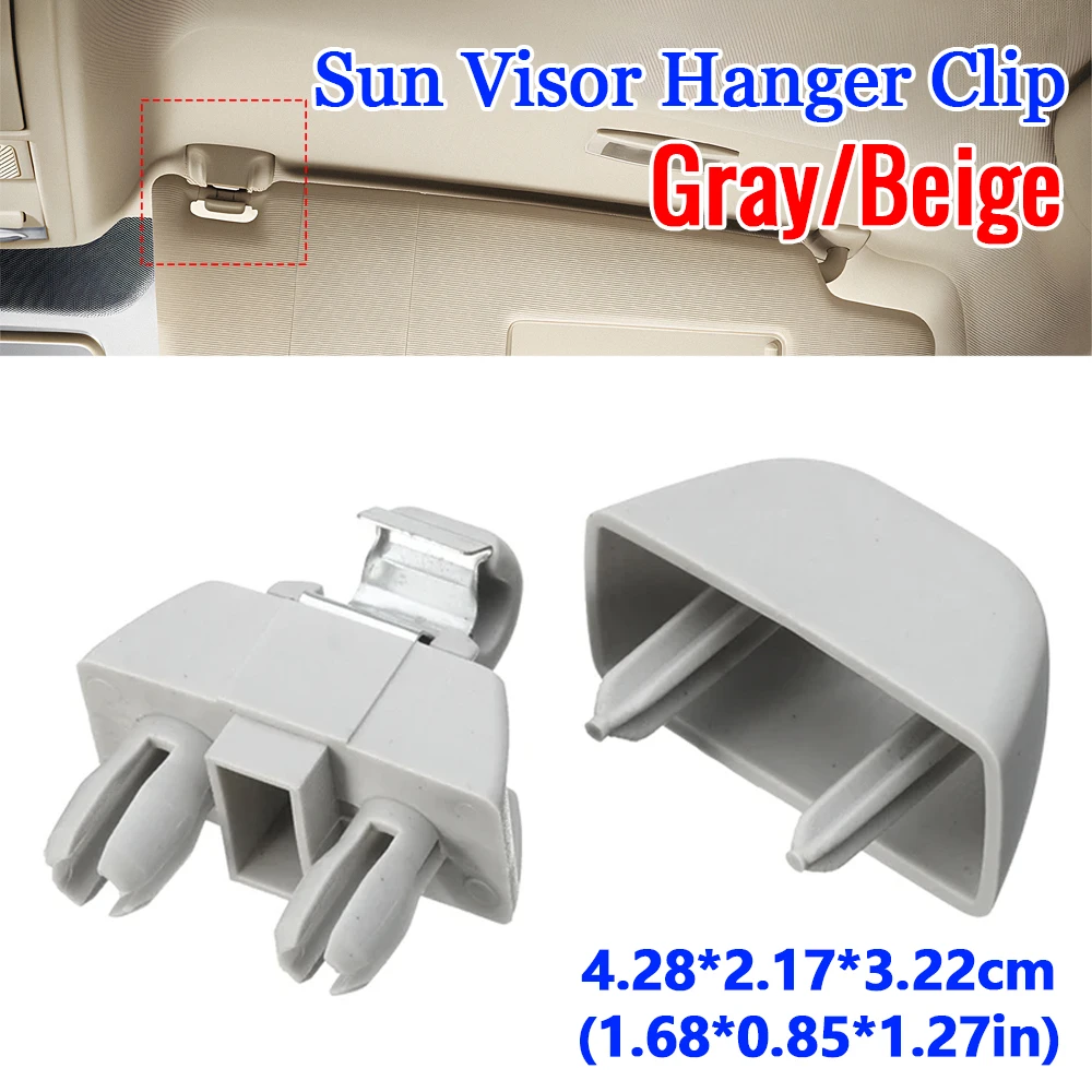 

2x автомобильная вешалка для солнцезащитного козырька, держатель-крючок для VW Passat B7 Polo Up! Skoda CITIGO RAPID Сиденье MII Крючки Серый/Бежевый Автозастежка