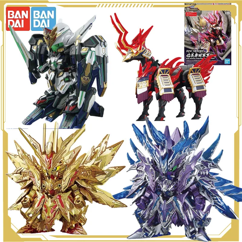 

bandai original GUNDAM anime figure Assembly model SDW World heroes Action Figure Toys For Boys Girls Kids Gift Ornaments