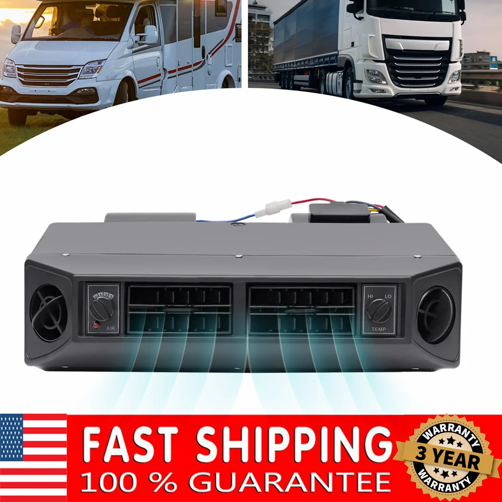 범용 대시보드 하부 에어컨 증발기 키트, 3단 직결형 12V 에어컨, 880CFM 공기 흐름 전기 자동차 에어컨 키트, 트럭용