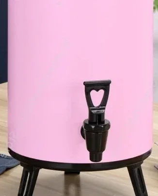 Colorful Stainless Steel Insulated Barrel Double Layer Large Capacity Long Lasting Hot Cold for Stall