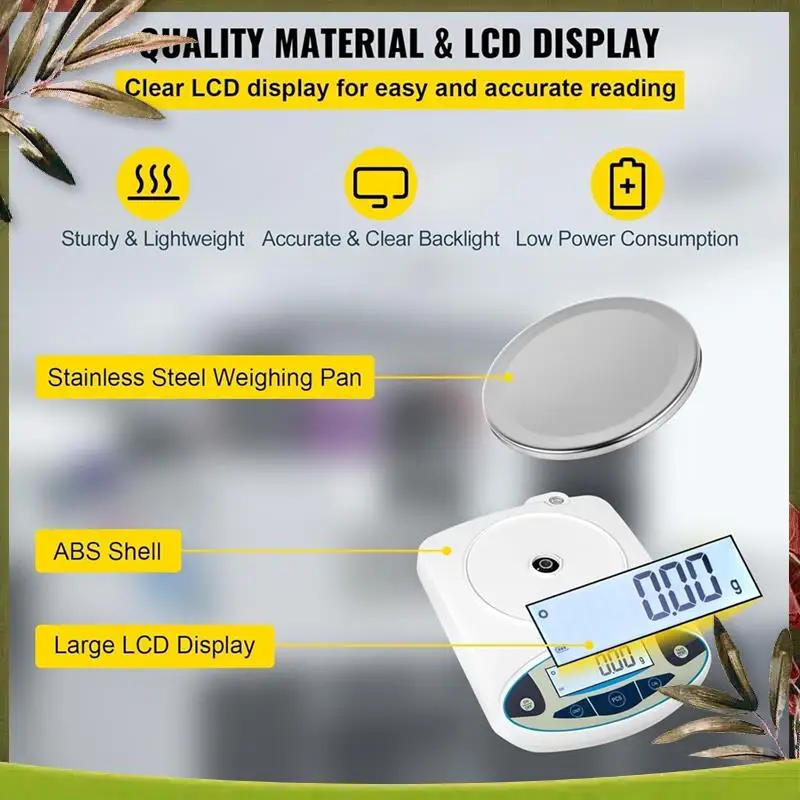 

New-13 Units Conversion Lab Analytical Balance Digital High Precision For Beginners DIY Use A