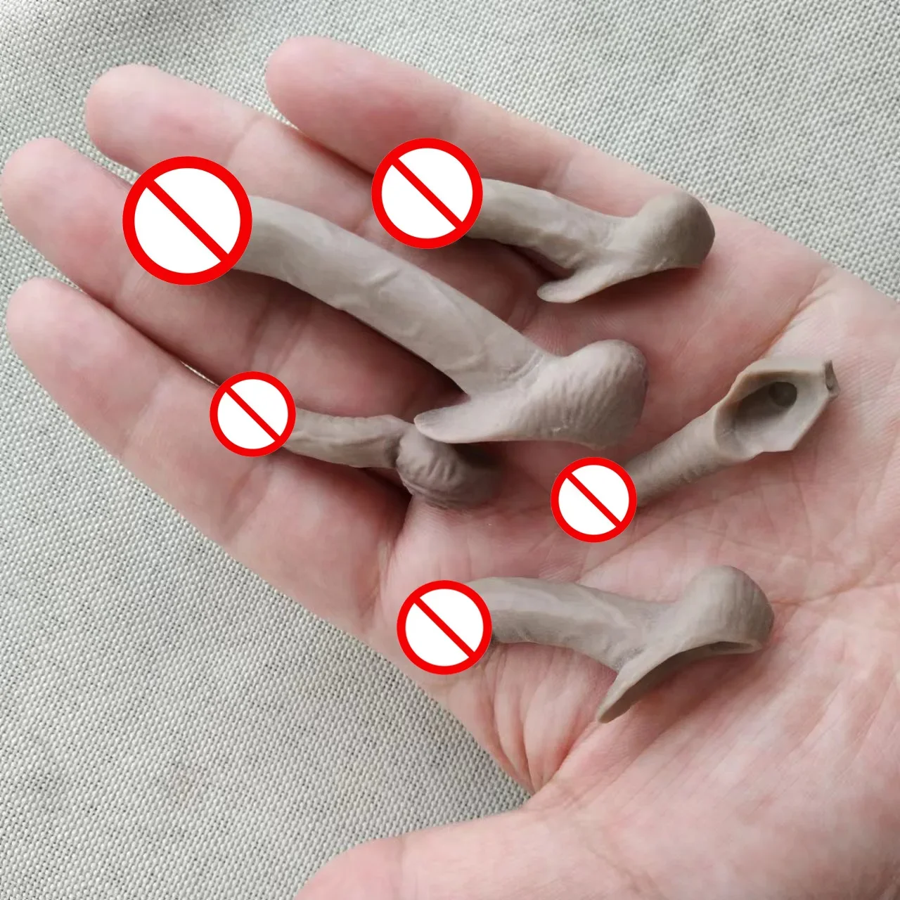 5pcs 1/6 Male Genital Organ Model Big JJ Penis Silicone Toy Fit for 12in Tbleague PH JIAOUL Doll Male Body Action Figure Dolll