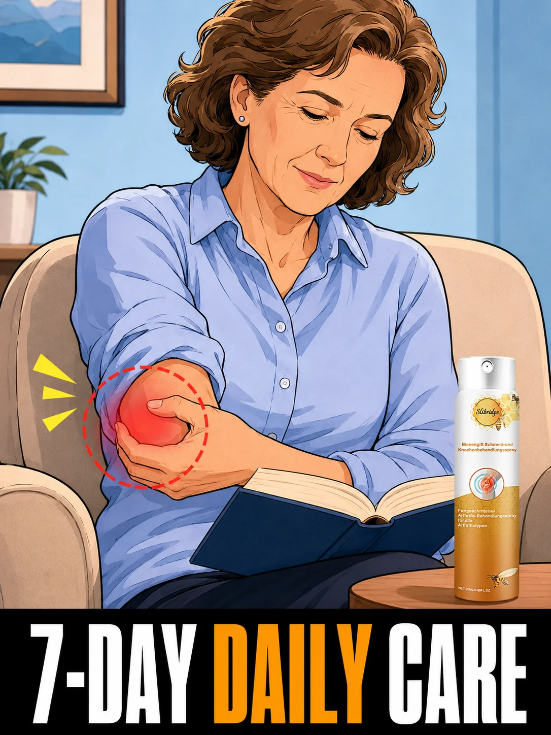 Gentle Arthritis Spray Mild Formula Soothes Joint Discomfort Relieves Stiffness Sensitive Skin Friendly Joint Care Men Women