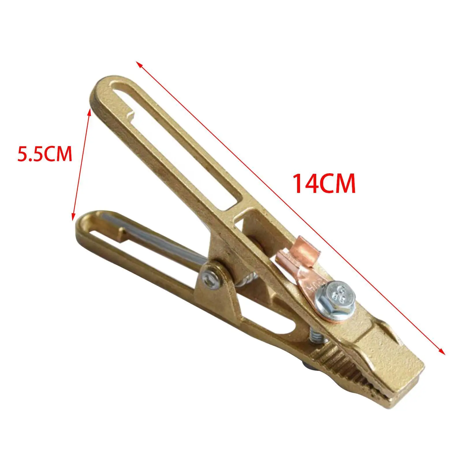 Copper Earth Ground Cable Clip Welding Manual Welder Electrode Clamp 260A