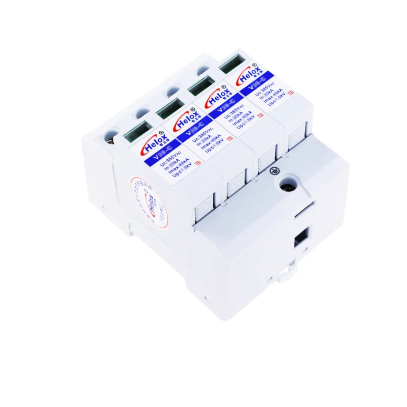 380V power lightning arrester C-level 10-20KA three-level power lightning surge protector V10-C