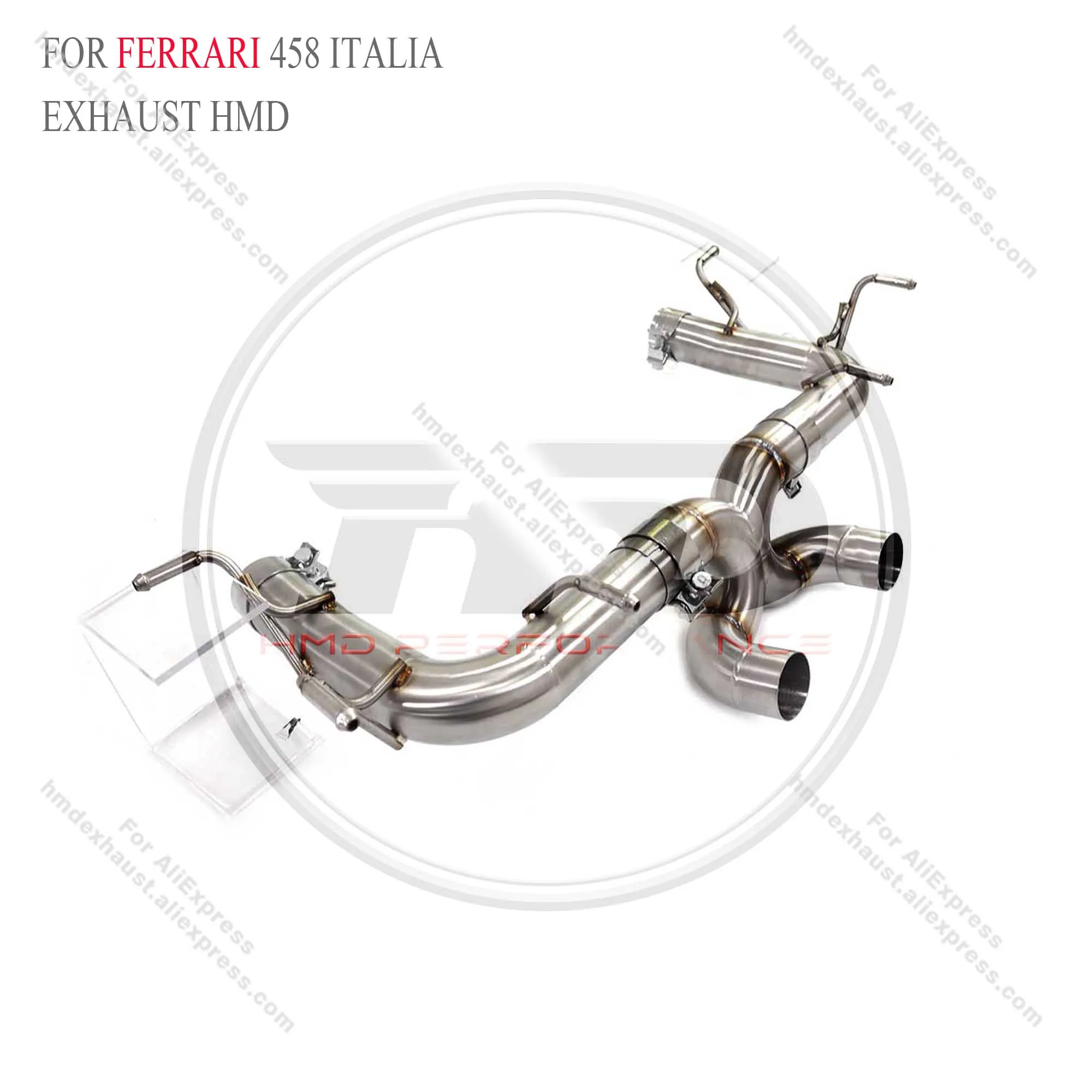 

HMD Stainless steel Exhaust Performance Catback for Ferrari 458 Italia Muffler Without Valve