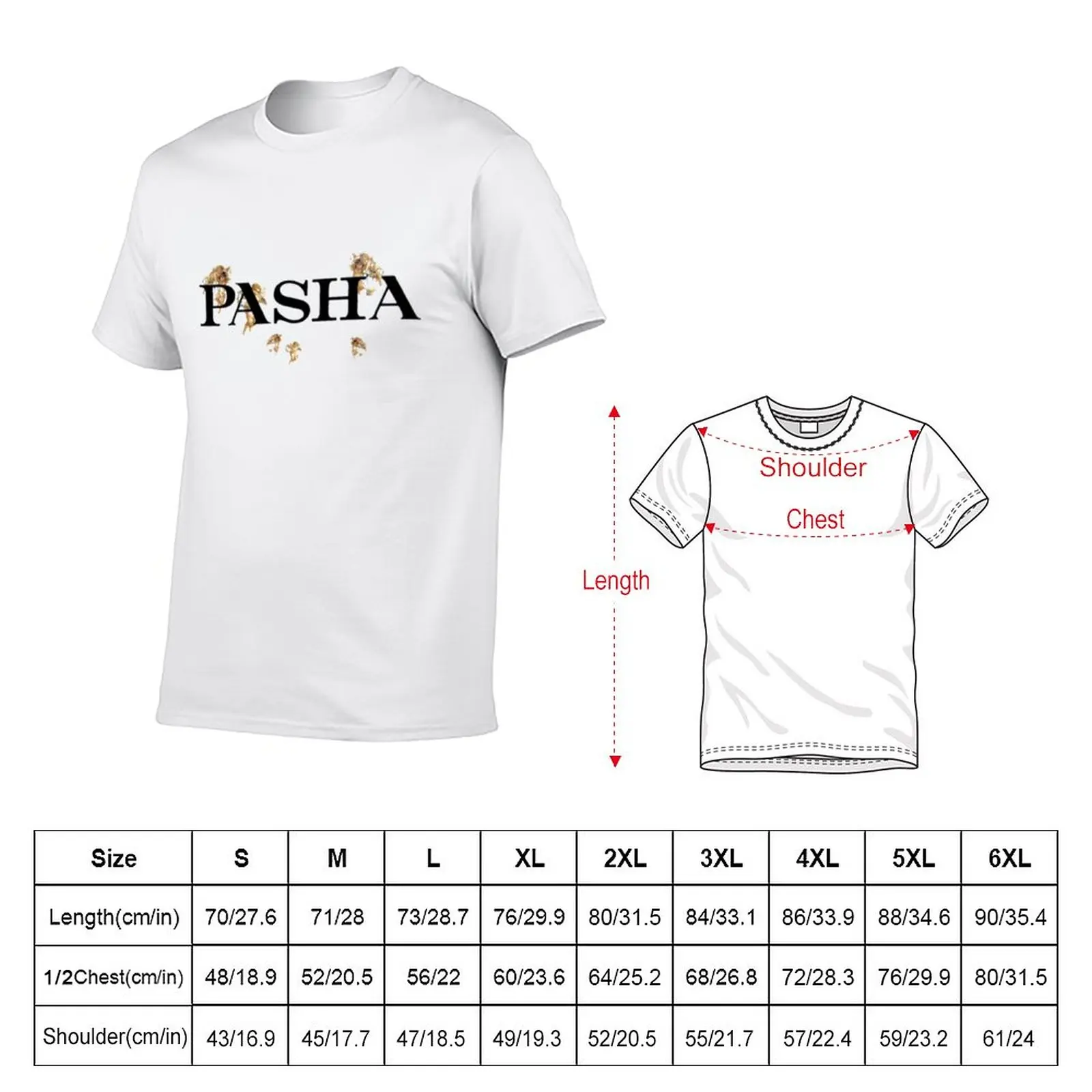 New Pashanim Logo T-Shirt hippie clothes anime clothes cute tops tees heavyweight t shirts for men