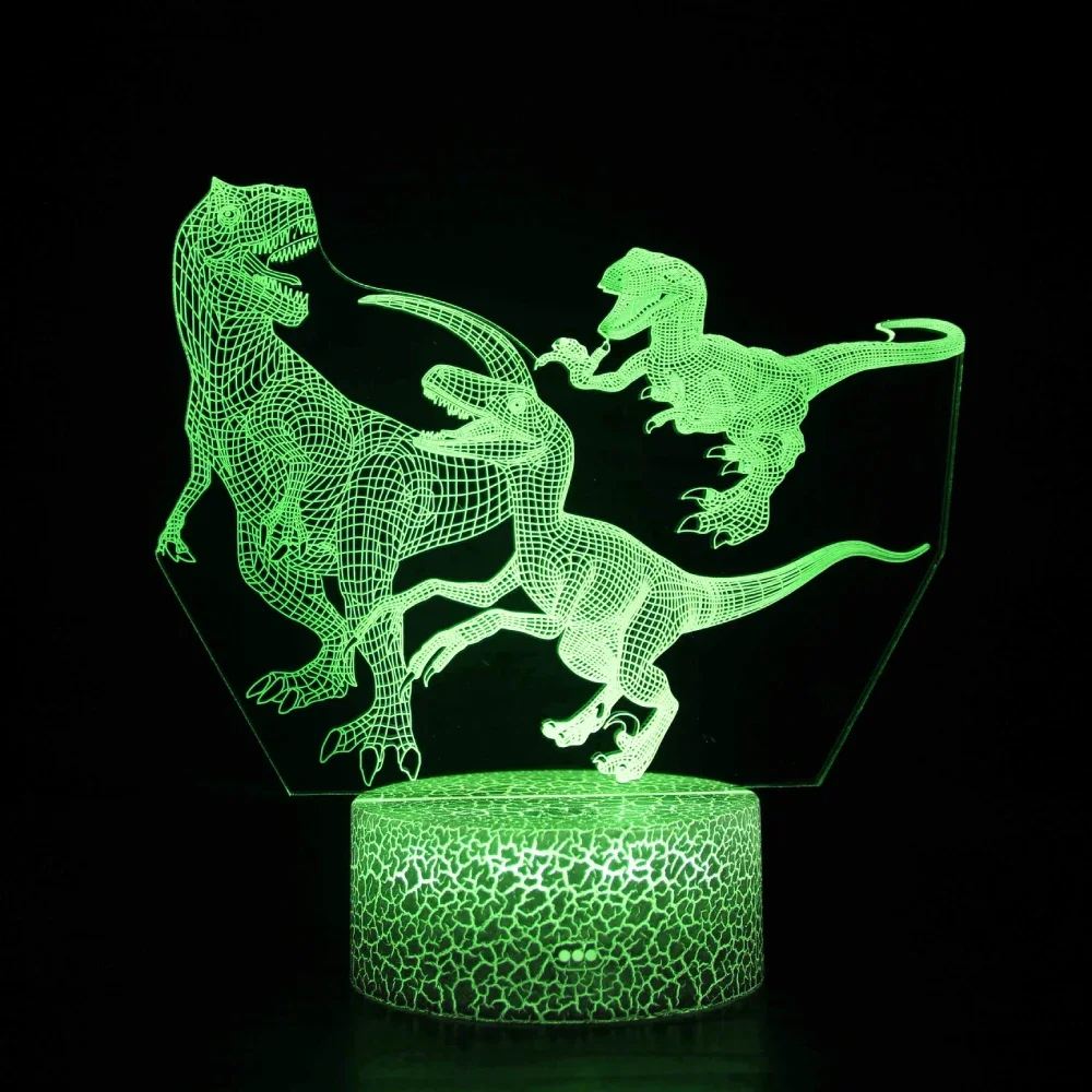 

Nighdn Dinosaur Lamp Baby Room Night Light Dino Gift Fo Boys Girls Kids Bedroom Bedside Lamp LED Nightlight 7 Color Changing