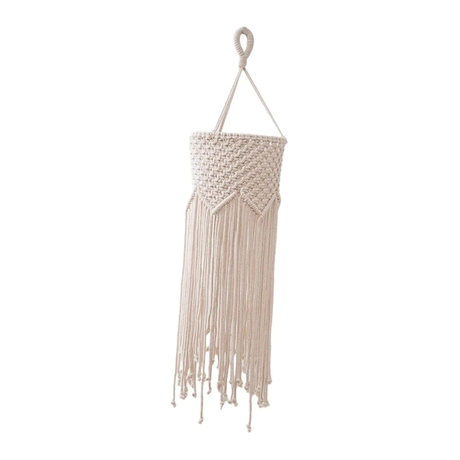 

Boho Lamp Shade with Tassel Multifunctional Pendant Light Shade Handwoven Decoration for Bathroom Living Room Home Wedding Dorm