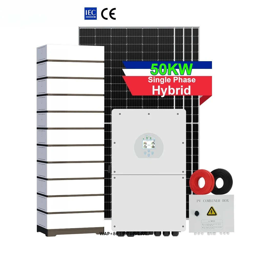 Hot Sale 50kw High Voltage Battery  High Voltage Hybrid Solar System for Energy Storage System