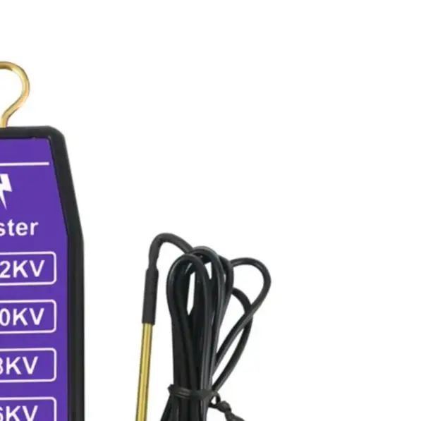 2kv-12kv Handheld Electric Fence Voltage Tester 6 LED Indicator Wire Tension Meter For Livestock Farm Security Detection Tool