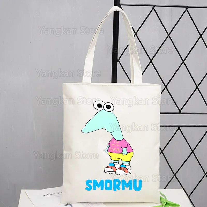 Smiling Friend Women Package Elegant Canvas Bag Handbags Shoulder Bags Casual Shopping Girls Handbag