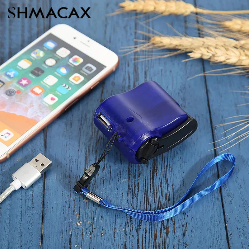 شاحن ديناميكي يدوي للطوارئ ، ملحقات البقاء على قيد الحياة في الهواء الطلق ، شاحن سفر V #5