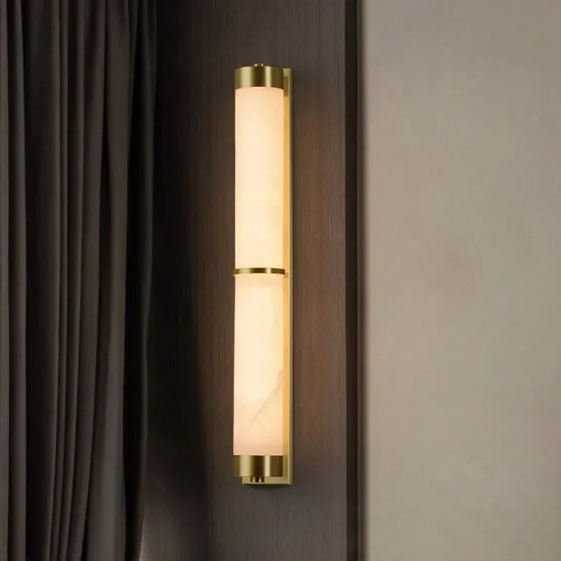 GHEUVNJ Yunshi Wall Light Luxury Living Room Background Wall Light Simple Corridor Balcony Outdoor Waterproof Light