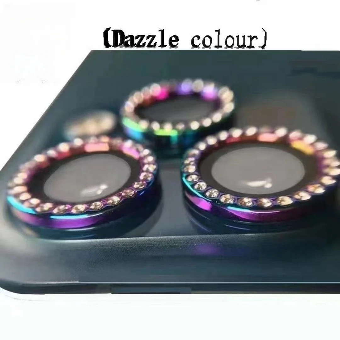 

2-3 шт. блестящая металлическая стеклянная защита объектива камеры для IPhone 15 14 13 16 Pro Max Plus 12 Mini 15Pro 14Pro женская крышка объектива с кольцом