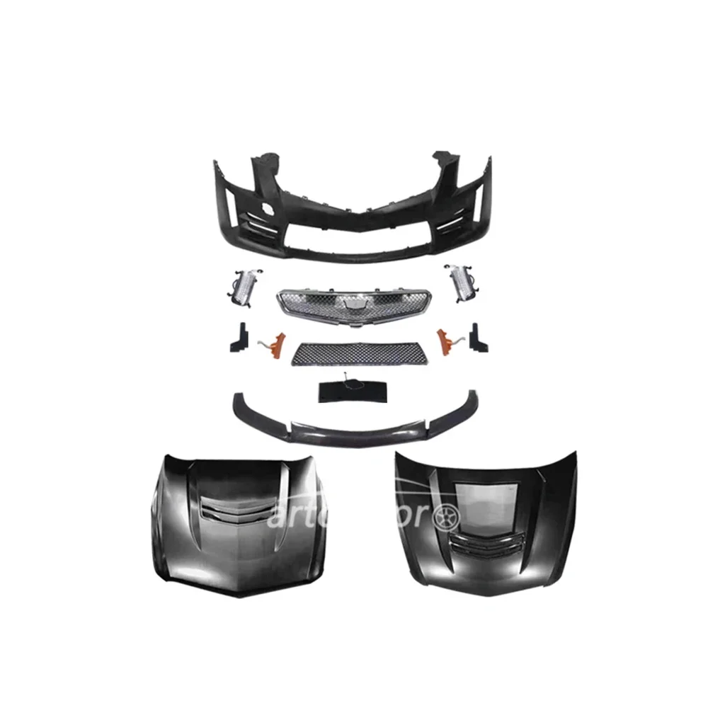 

Подходит для обновления Cadillac ATS 13-19 до ATS-V Full Body Kit — включая передний бампер + капот — 2 варианта