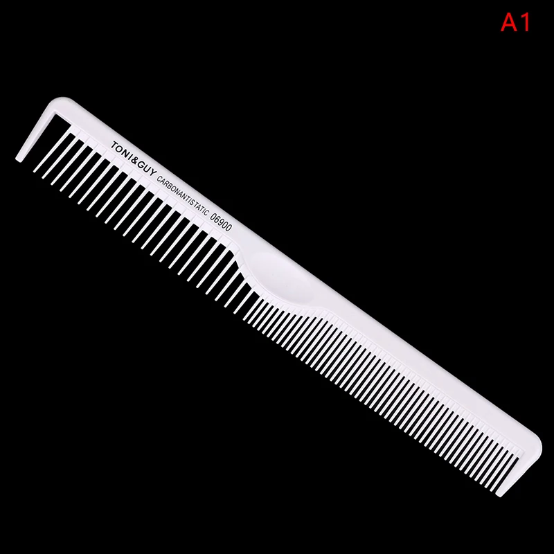 1PC Professional Hair Comb White Carbon Fiber Hairdressig Cutting Comb Anti Static Haircut Coloring Tools Barber Styling Tool