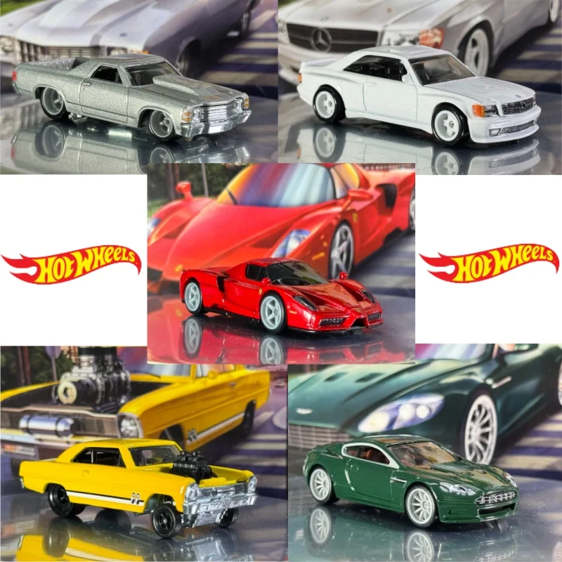 Hot Wheels Premium Series Boulevard Gjt68 Enzo Ferrari Benz 560 Aston Martin Dbs Vehicle Diecast Car Model Collection Toy Gift