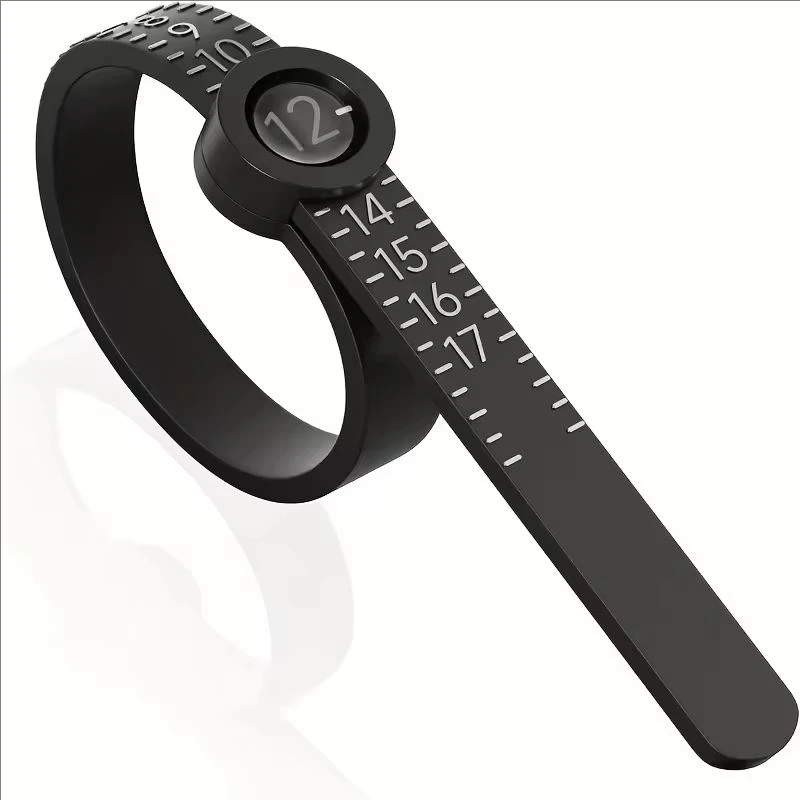 1-17 Ring Dimender American measuring tool with magnifying glass Ring measuring tape Ring soft ruler
