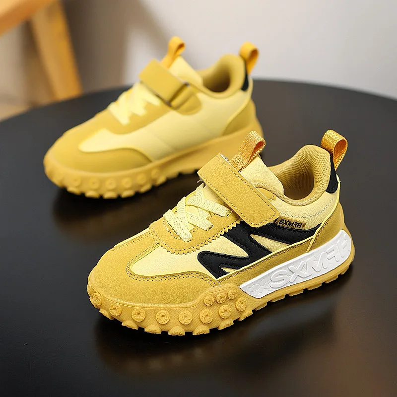 

The 2025 new style of boys' Forrest Gump leather waterproof sports shoes and children's casual board shoes for kids and girls
