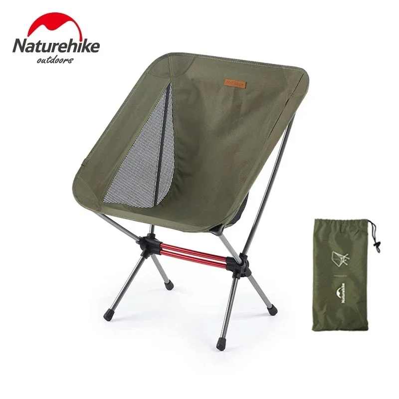 Silla de Camping Naturehike, silla plegable portátil ultraligera, silla de viaje para mochilero, silla de relajación para Picnic, playa, silla para