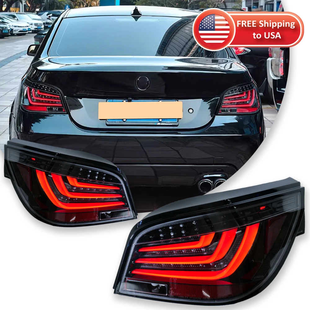 TYPY Car Tail Lights For BMW 5 Series E60 Taillight 2003-2009 LED LED Projetor Tail Lamp Daytime Running Light Auto Accessories