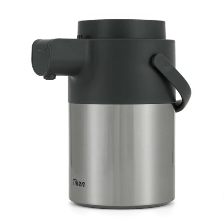 

Термос-диспенсер для кофе с помпой - 74 унции/2,2 л, термокувшин для горячих напитков - изолированный термос из нержавеющей стали