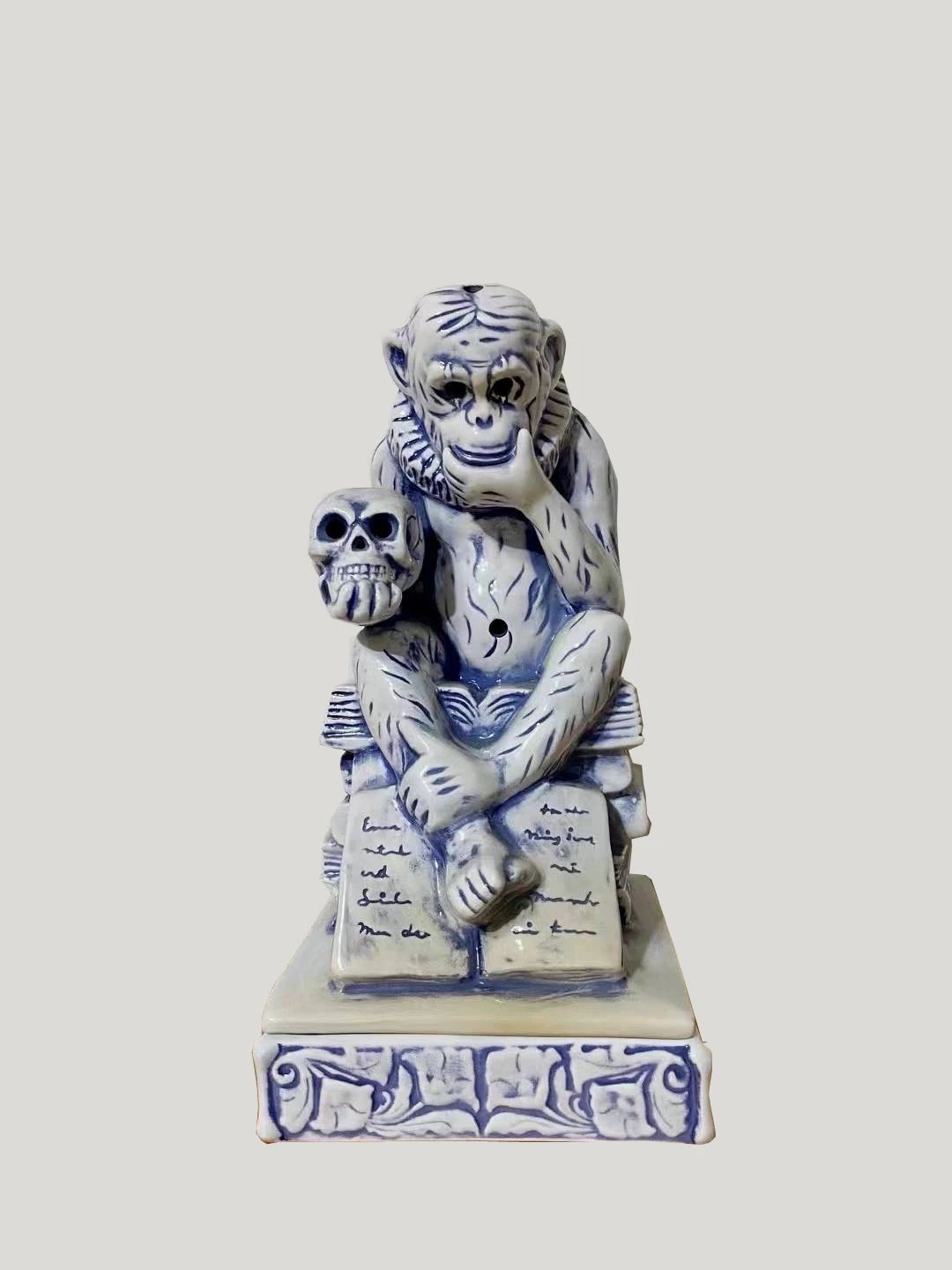 NBHD monkey incense burner daily trend ceramic ornaments skull incense holder