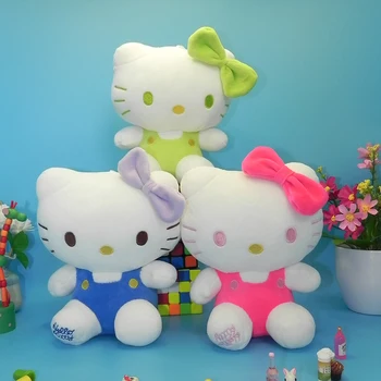 20 centimetri Kawaii Sanrio Peluche Bambola Giocattoli Carino Hello Kitty Room Decor Peluche Hello Kitty Peluche Giocattolo Ragdoll Casa Regali di Natale