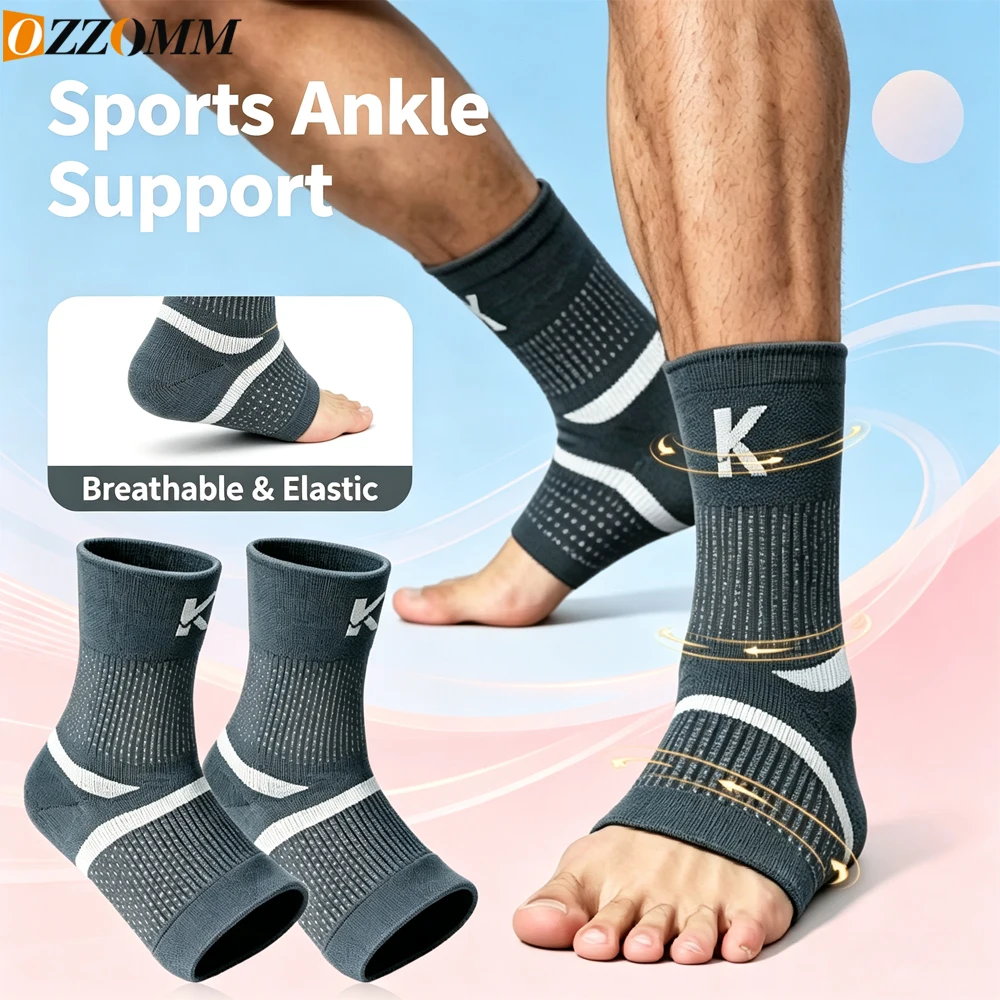 1 Paar Knöchelbandage-Kompressionssocken – Stützbandage für Plantarfasziitis, für Damen und Herren – atmungsaktive, stabilisierende Bandage zum Laufen.