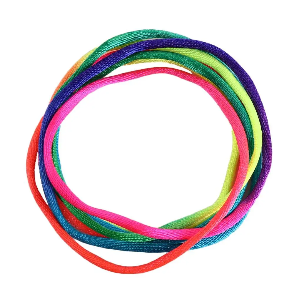 

Intelligent Toy String Finger Games Colorful Rainbow Color String Game Toy Nylon 165cm Fumble Finger Thread Party Supplies