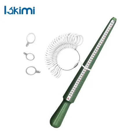 Professional Ring Sizer Measuring Gauge Mandrel Stick Finger Tool Set For US Size Standard DIY Jewelry Design Making Tools