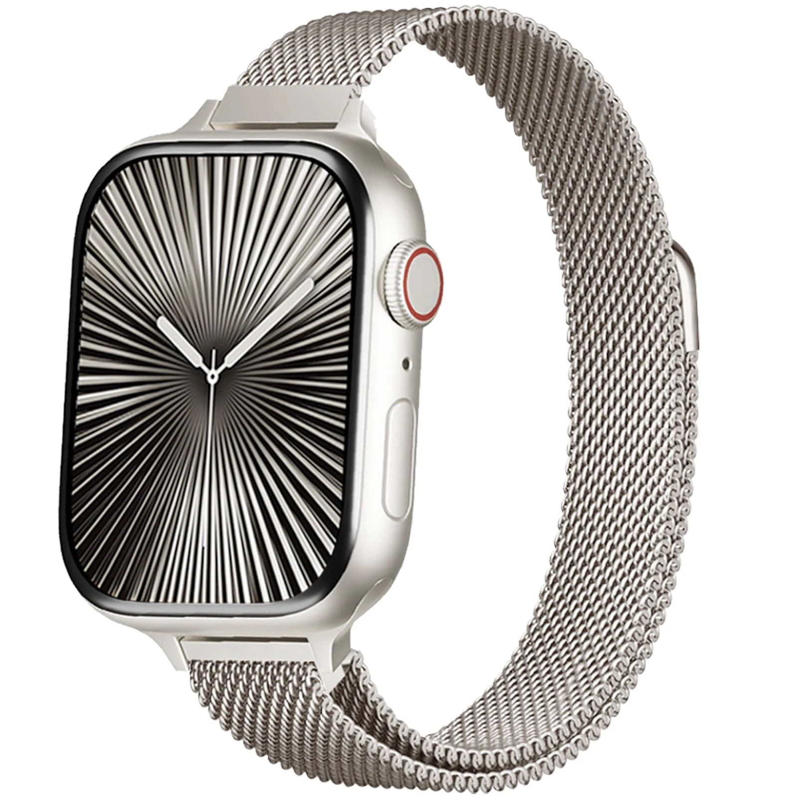 Slim Milanese Loop For Apple Watch Band 40mm 42mm 41mm 44mm 45 38 Correa Bracelet iWatch Series 6 SE 7 8 9 10 Ultra 2 49mm Strap