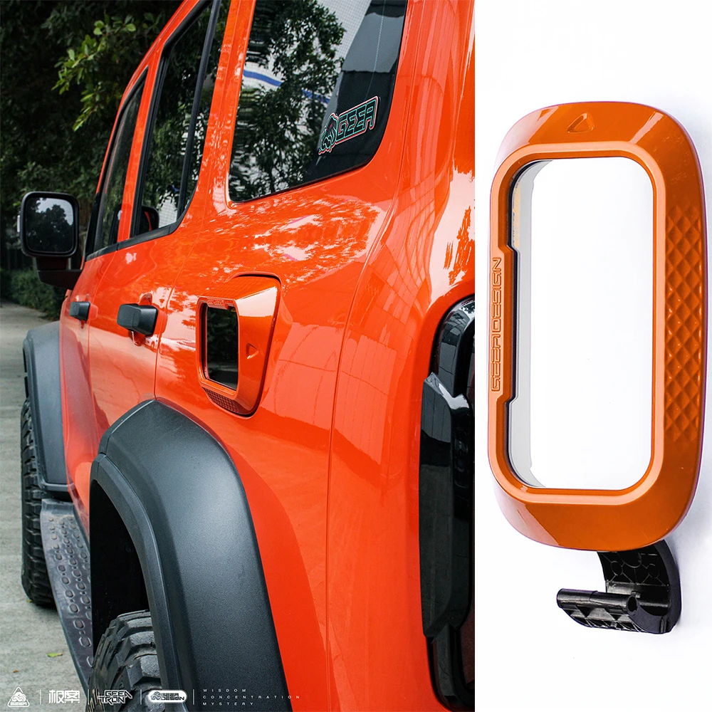 TK1023 Transparent Car Fuel Door Fuel Filler Door Cover for GWM Tank 300 2019-2026 Car Accessories