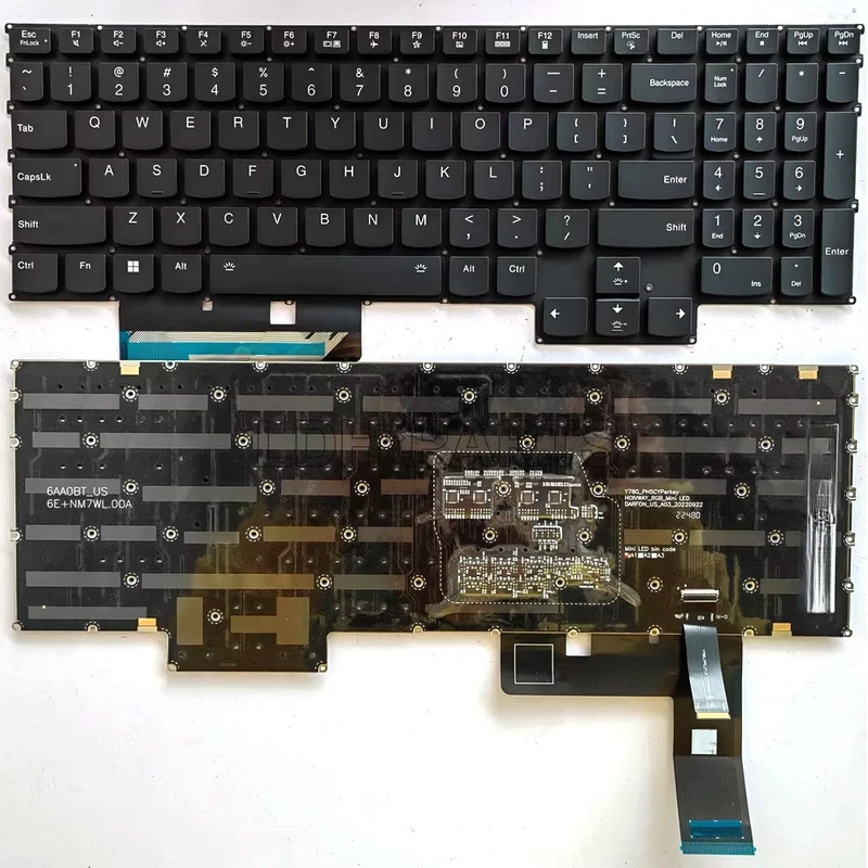 

YY+New US RGB Backlit Keyboard For Legion Pro 7 16IRX8H 16ARX8H Pro 7 16IRX9H 83DE