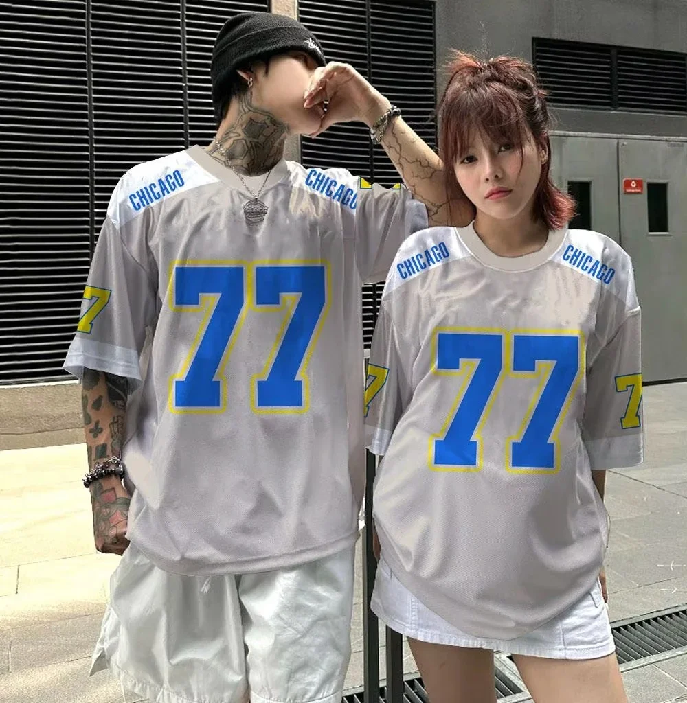 3D digital printing basketball T-shirt Summer sports short-sleeved T-shirt Sealed, quick-drying pullover shirt Gentle
