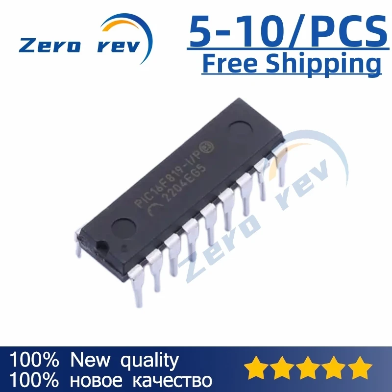 

5-10Pcs 100% New Free Shipping PIC16F819-IP PIC16F716-I P PDIP-18